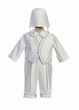 White Satin Chr ...  Hat - M (6-9 Month)