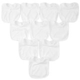 Koala Baby 10 Pack White Bib Set