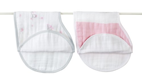 aden + anais 2 Pack Muslin Burpy Bib, For The Birds