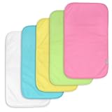 green sprouts 5 ... Terry Burp Pad, Pink