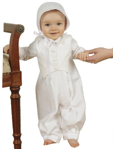 Austin 100% Cotton Boys Christening Outfit for Boys, Made in USA