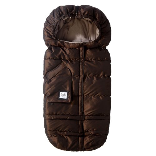 7 A.M. Enfant Blanket 212 Evolution Extendable Baby Bunting Bag Adaptable for Strollers, Metallic Brown