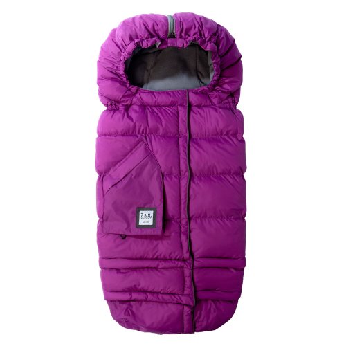 7 A.M. Enfant Blanket 212 Evolution Extendable Baby Bunting Bag Adaptable for Strollers, Grape