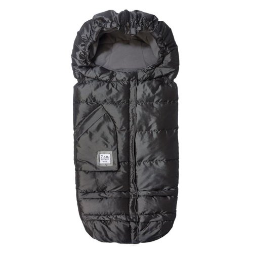 7 A.M. Enfant Blanket 212 Evolution Extendable Baby Bunting Bag Adaptable for Strollers, Metallic Charcoal