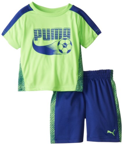 Puma Baby-Boys Infant Soccer Set, Green Gecko, 24 Months