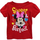Minnie Mouse Ba ...  Tee, Red, 18 Months