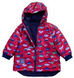 JoJo Maman Bebe Boys' Dino Raincoat 5,6