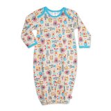 Zutano Unisex-B ... Gown, Cream, Newborn